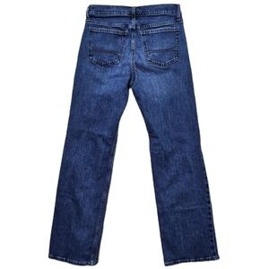 Hollister Jeans Mens 30x34 Blue Straight Relaxed Boot Dark Wash Denim